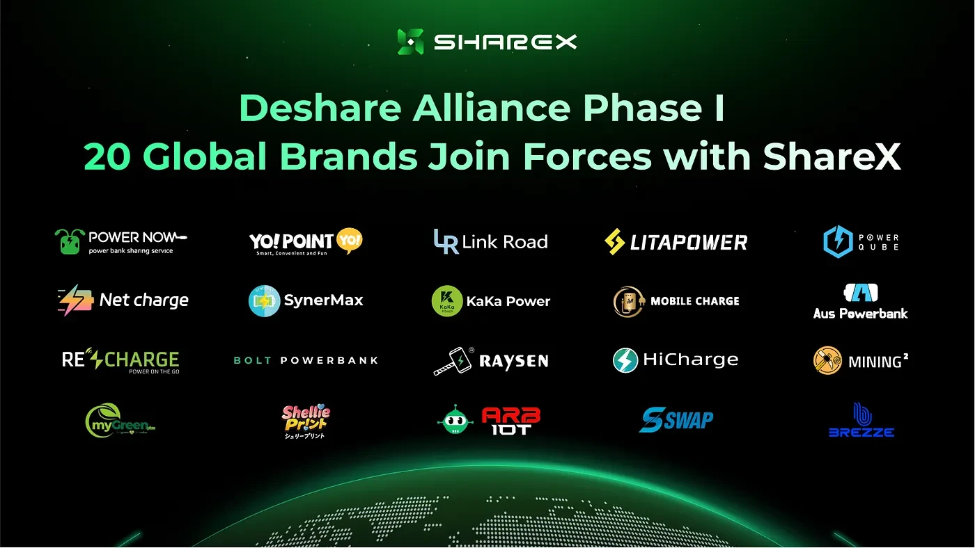 From street equipment to RWA: ShareX builds a global on-chain micro-asset network, connecting sharing economy brands in 22 countries